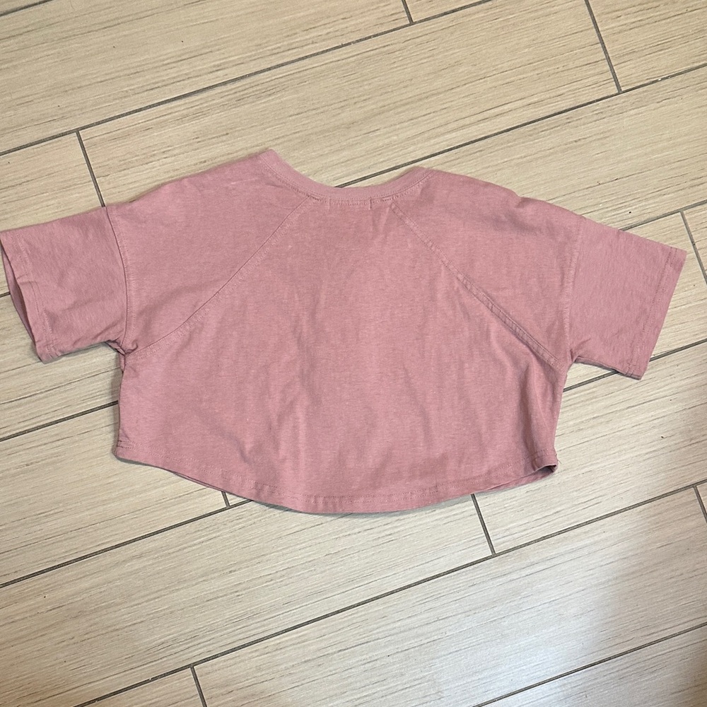 Casual Pink Crop Top - Picture 6 of 6